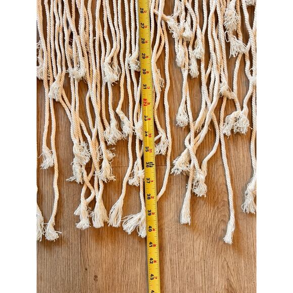 Large Macrame Wall Hanging Decor Boho Retro - Picture 4 of 4